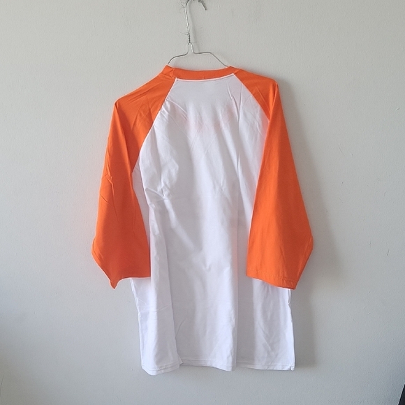 Orioles Kids Raglan Shirt - Orange and White - Picture 3 of 3